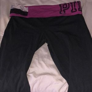 PINK yoga pants, never worn. Size L regular